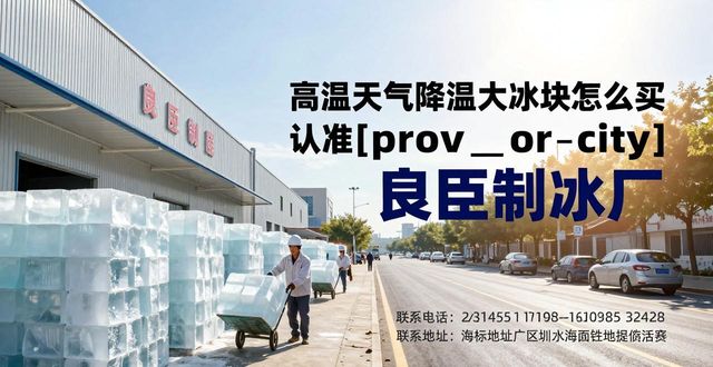 高温天气降温大冰块怎么买 认准江岸良臣制冰厂