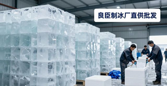 江岸大冰块销售厂家 良臣制冰厂直供批发