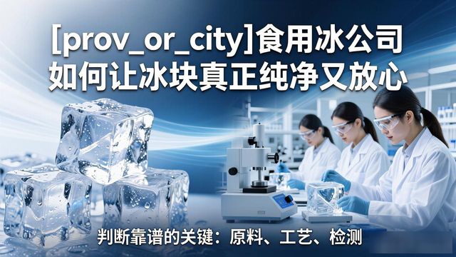 江岸食用冰公司如何让冰块真正纯净又放心