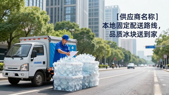 江岸食用冰块订购全攻略，品质保障送到家
